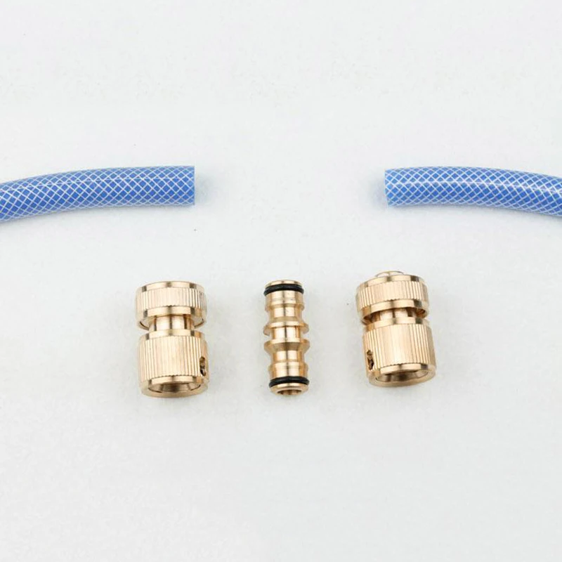 1pcs Brass Hose Tap Connector Snap Threaded Garden Water Pipe Adaptor Fitting | Дом и сад