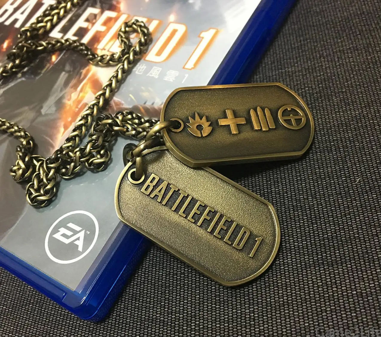 Battlefield 1 игра Ограниченная серия металлическая собачья бирка Ожерелье Подвеска