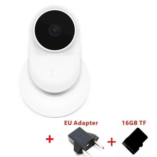 Красный Обновленная версия, Оригинальная Xiaomi mijia Ai Smart IP камера 1080P full HD качество инфракрасного ночного видения 130 градусов супер широкий угол - Цвет: Красный