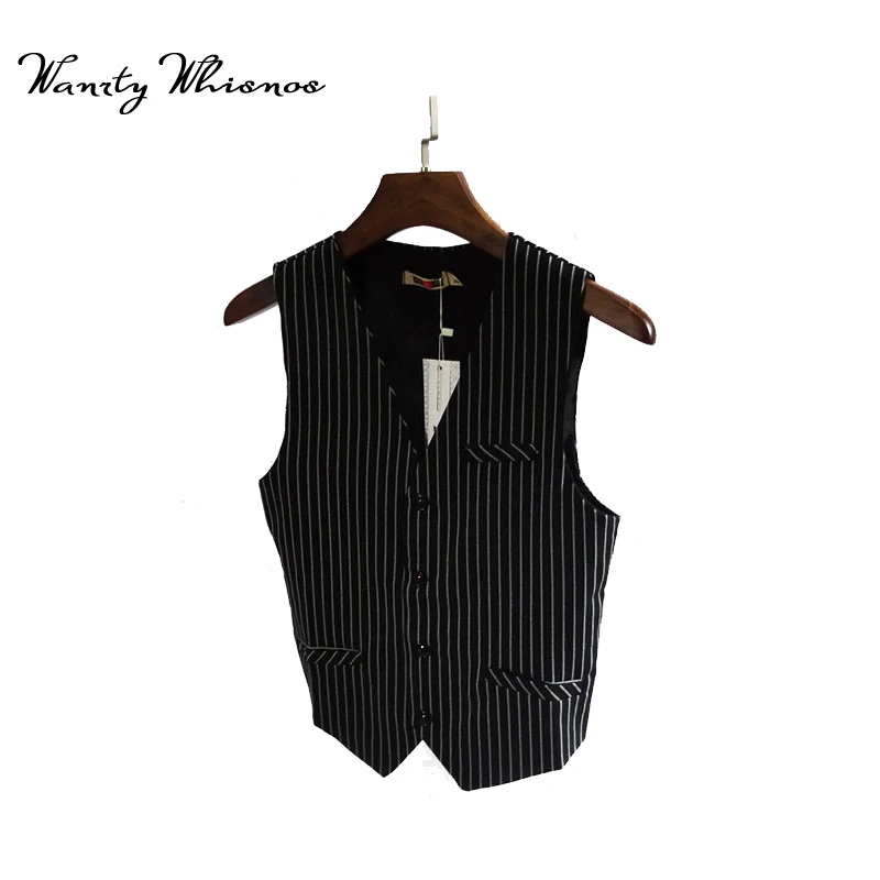 2018 New Arrival Dress Vests For Men Slim Fit Mens Suit Vest Male Waistcoat Gilet Homme Casual Sleeveless Formal Business Jacket | Мужская