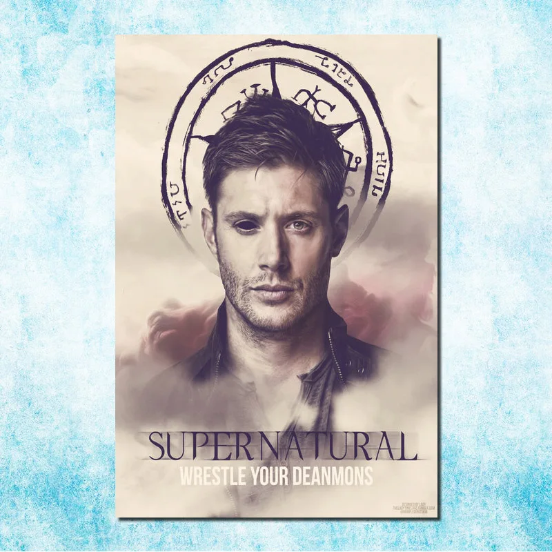 Сверхъестественное дьявол призрак Искусство Шелковый Холст печати плакатов 13x20