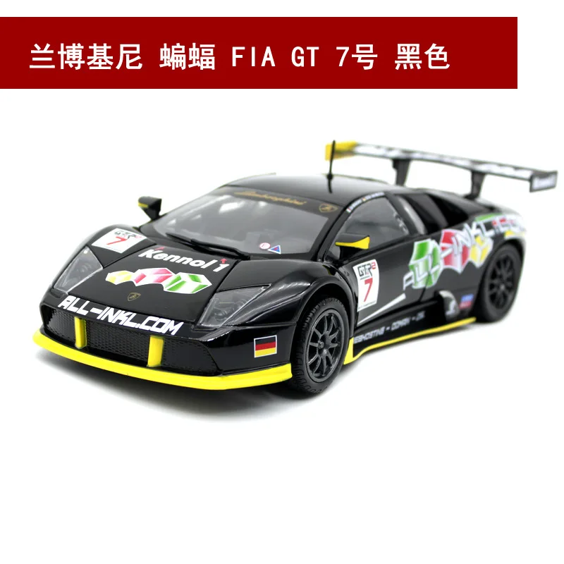 FIA GT Бураго 1:24 Масштаб 911GT3 моделирование гоночный сплав модель автомобиля игрушка Моделирование металлический автомобиль украшение модель подарок с оригинальной коробкой - Цвет: FIA GT