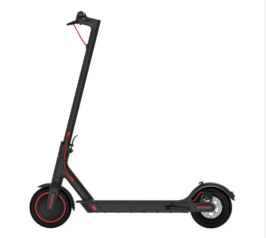 Черный Xiaomi Mijia Pro Электрический самокат складной мини скейтборд KickScooter 45 км приложение 12800 мАч батарея - Цвет: Черный