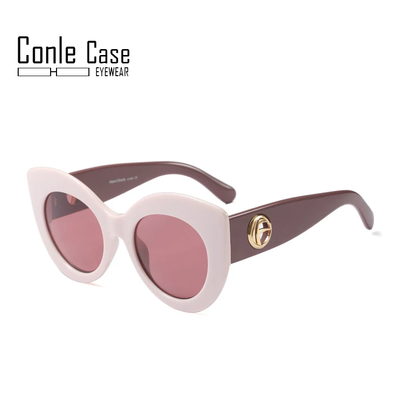 Женские солнцезащитные очки с кошачьими глазками Conle Case новинка 2019|Женские очки| |