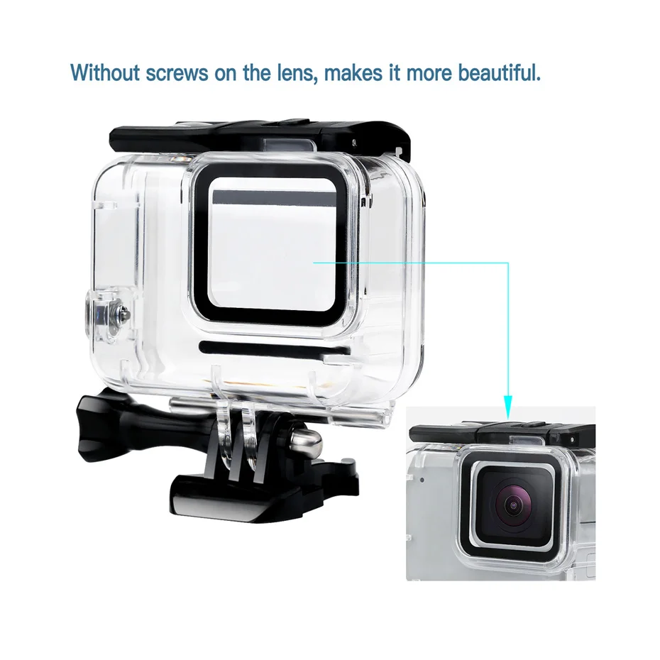 TENENELE аксессуары для экшн камеры GoPro Hero 7 белый водонепроницаемый чехол Go Pro Hero7