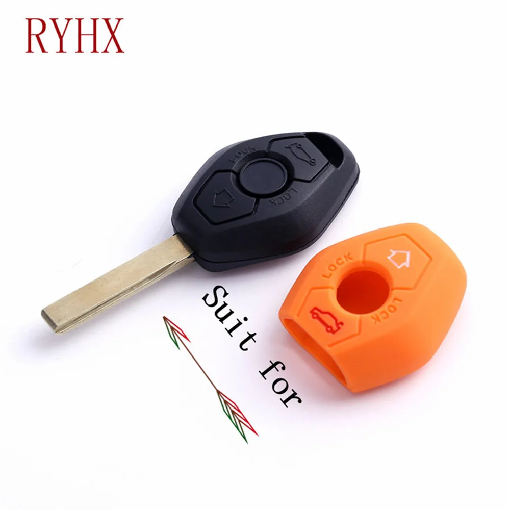 Silicone Key Remote Case Cover Fob Set Protective Accessaries Fit FOR BMW X3 X5 Z3 Z4 3 5 7 Series E38 E39 E46 E83 | Автомобили и
