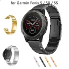 20 мм22 мм26 мм Нержавеющаясталь ремешки для часов Garmin Fenix 355X5S легко и быстро установить Fit звено сменный ремешок для смарт-часов