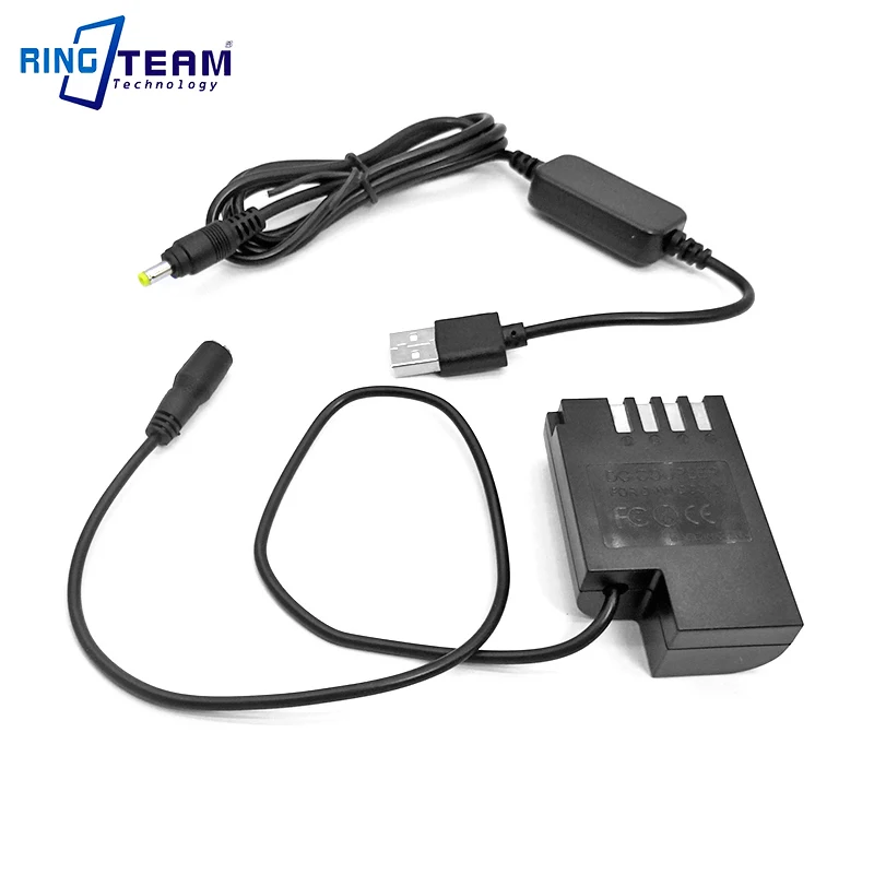 USB-кабель питания плюс флэш-аккумулятор для фотоаппаратов Sigma SD Quattro H SDQ SDQH и Lumix BP-61