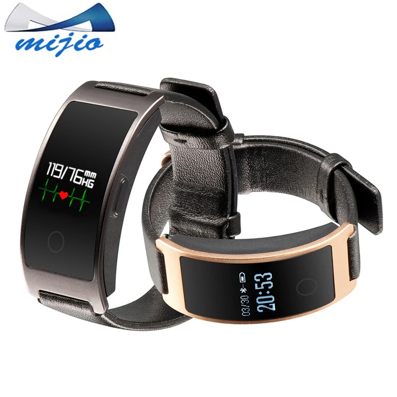 Smart Bracelet CK11/CK11S Heart Rate Monitor pulsometer Blood Pressure Pedometer man leather band fitness tracker watch by phone |