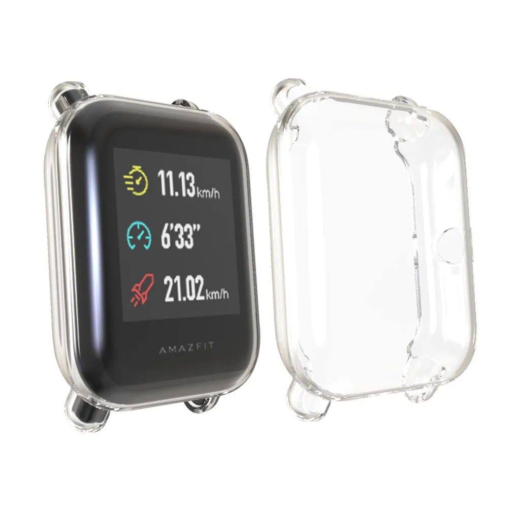 Чехол для Huami Amazfit Bip Lite, чехол для часов, сменная крышка, защитная оболочка для Amazfit Bip, мягкий силиконовый чехол s, защита экрана