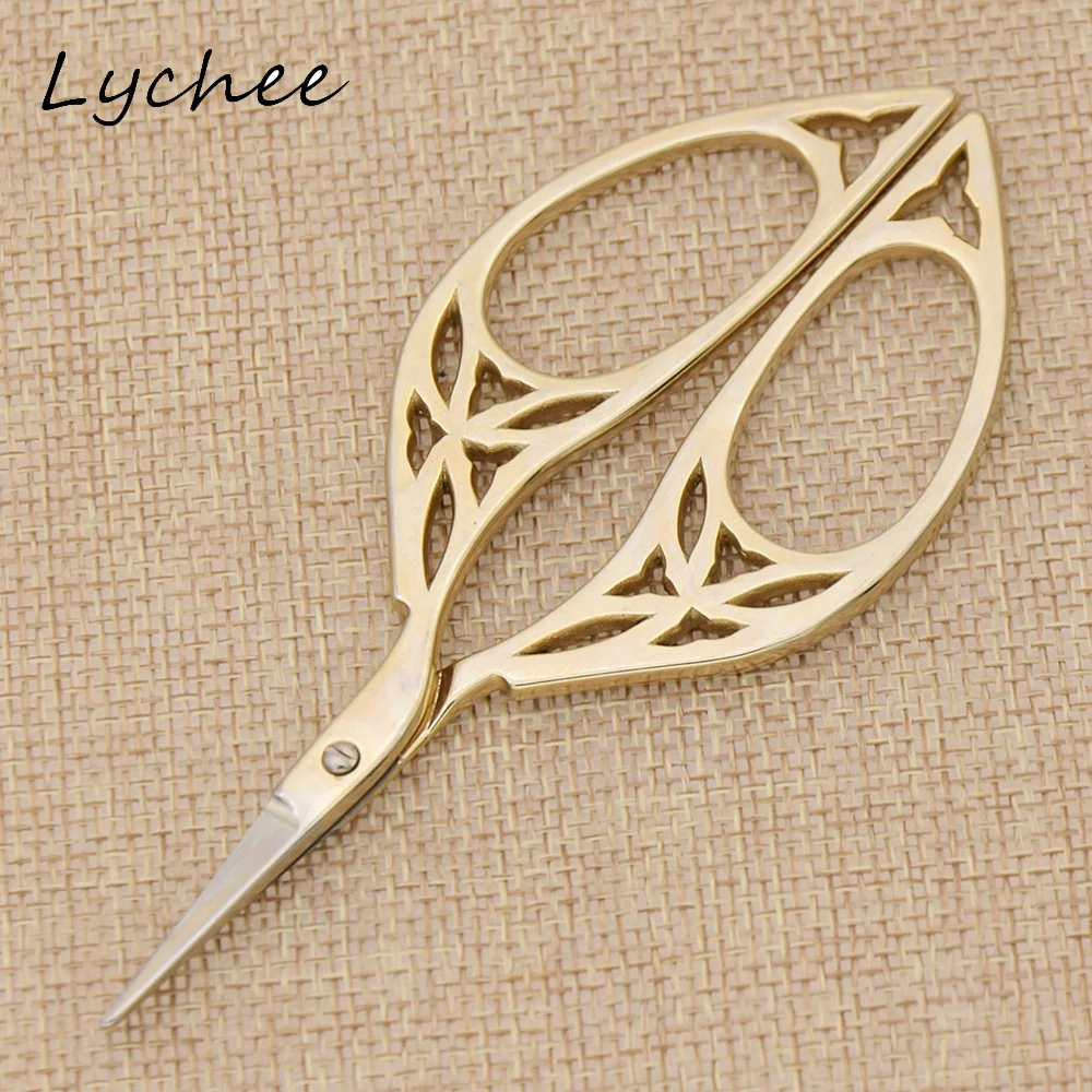 Lychee винтажные ножницы из нержавеющей стали с титановым покрытием и красочными