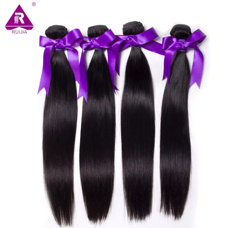 4 Шт. Лот Богородицы Филиппинский Волосы Прямые Пучки 7А Необработанные