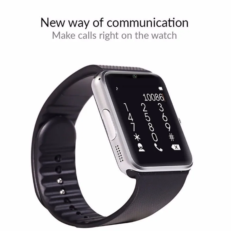 Bluetooth GT08 Смарт часы телефон лучшие Smartwatch 2018/2017 Sim карта TF камера для Apple Watch Iphone