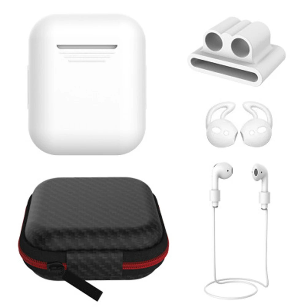 Мягкий силиконовый чехол для Airpods Защитный милый наушников портативных |
