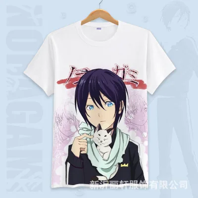 14 Аниме Noragami Yato футболки с коротким рукавом костюмы для косплея Мужские Женские футболки Топы с коротким рукавом летние футболки - Цвет: 14