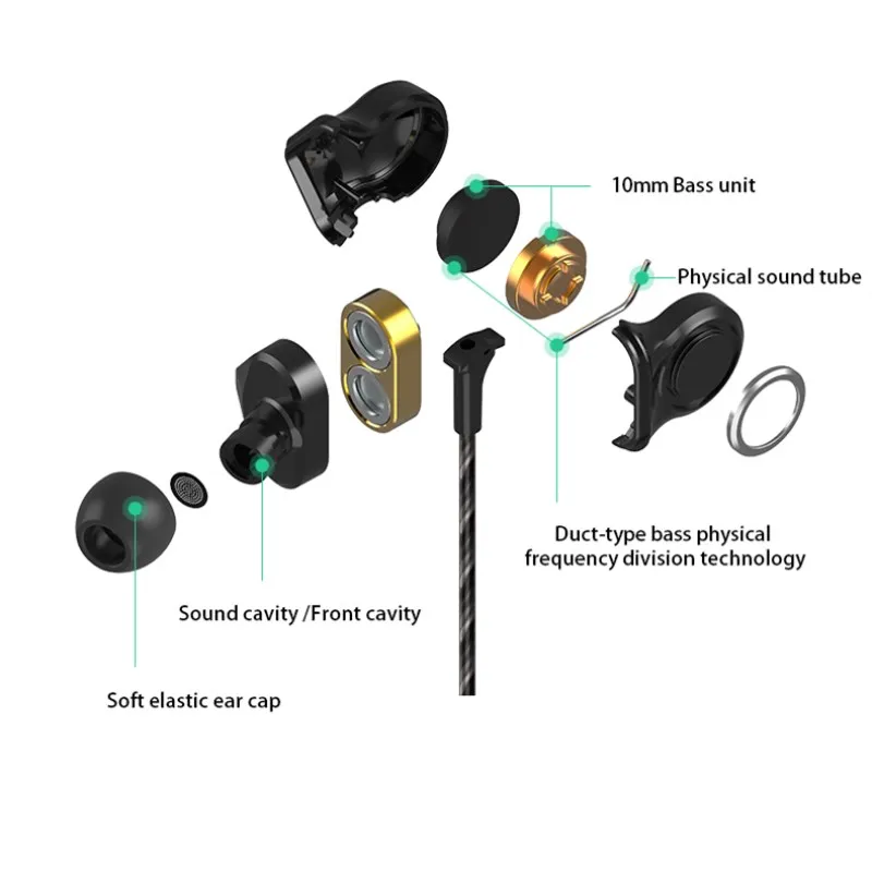 I-INTO i8 HIFI наушники 3 динамические басы Наушники 3DD в ухо стерео наушники Рок DJ гарнитура с микрофоном для Xiaomi/iPhone