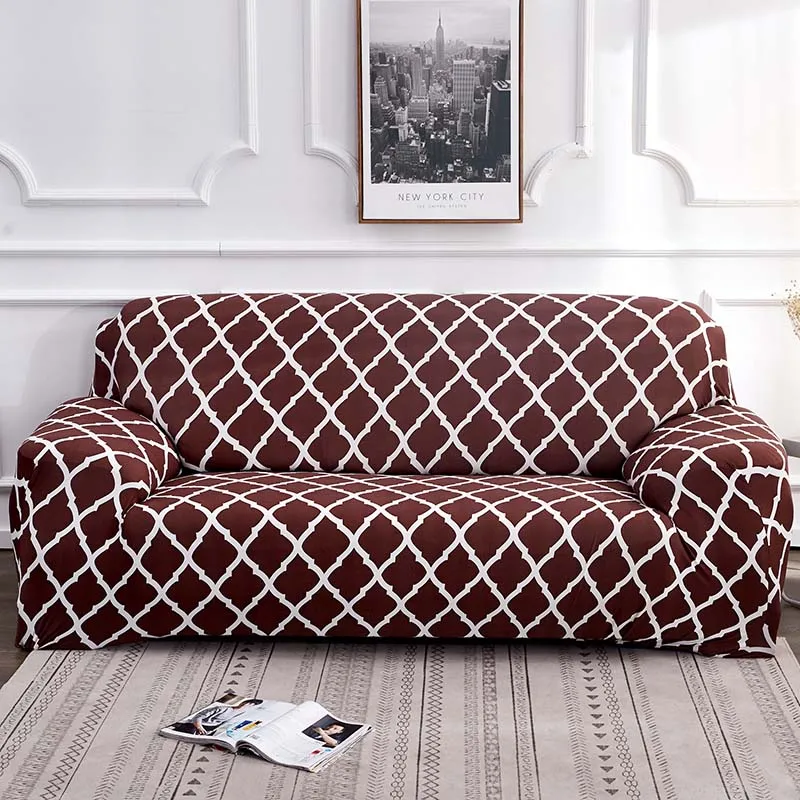 Color 15 1/2/3/4 местный геометрические диван крышка эластичный стрейч современные кресла диван крышку диванных чехлов для Гостиная протектор мебели 1 шт - Цвет: Color 15
