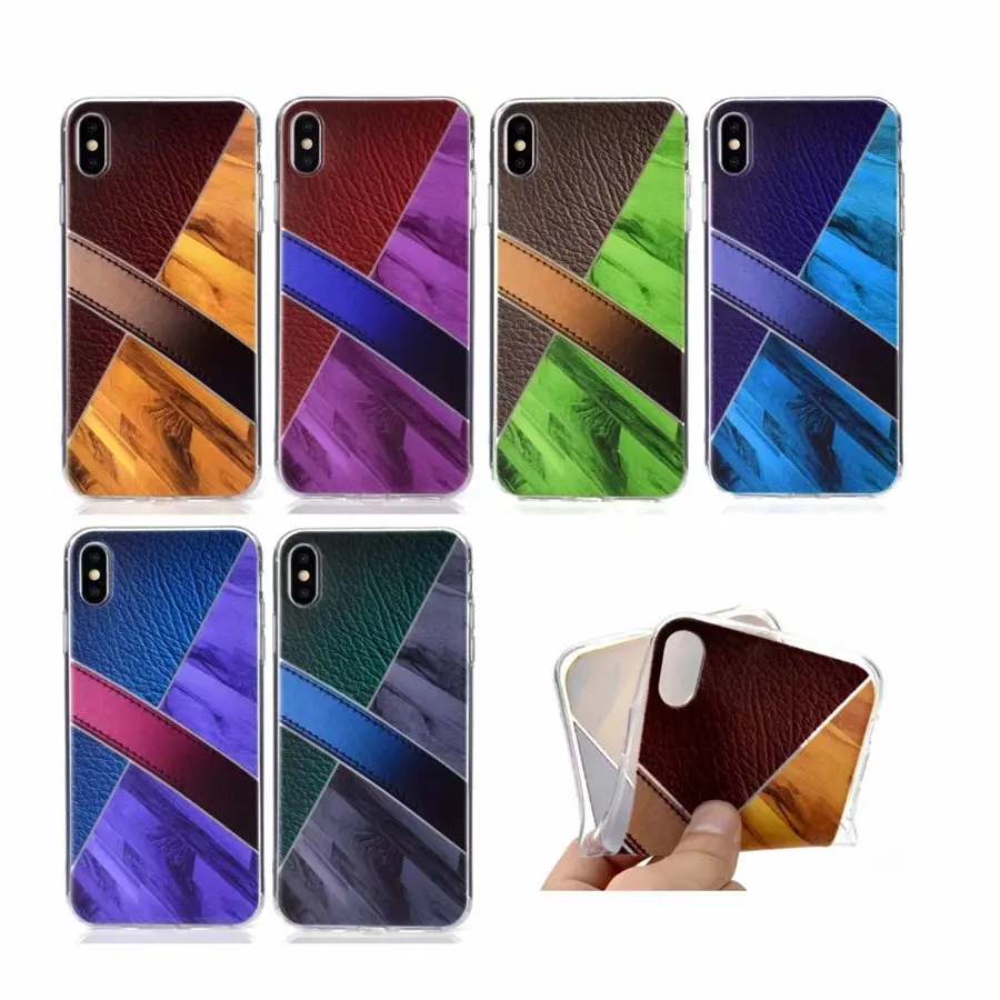 Yisailing Marbling Splicing style case for iphone 7 7plus soft Mobile phone Back cover 5 6S 8 plus X XS MAX KLA480 |