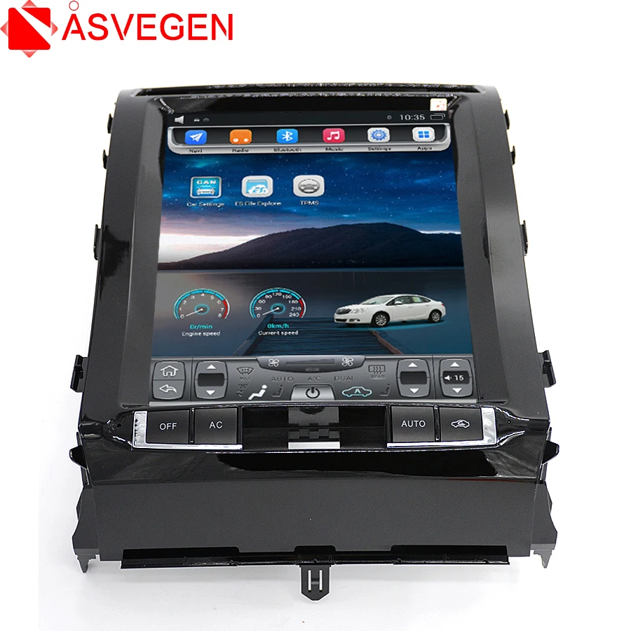 Asvegen вертикальный экран Tesla Android 6 0 автомобильное радио мультимедийный DVD плеер GPS