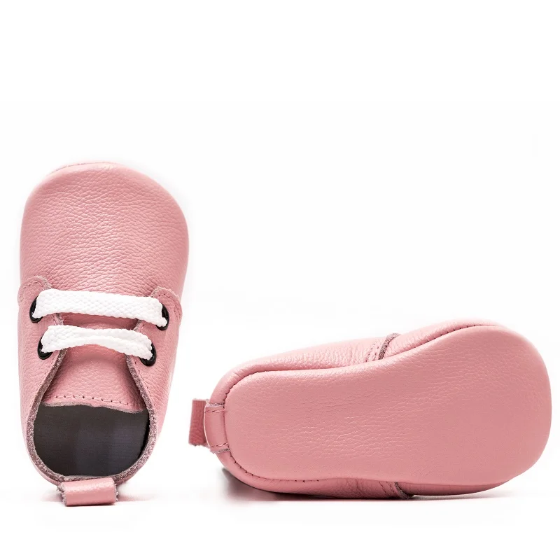 

Champagne Gold Baby Girl Shoes Genuine Leather Newborn Bebe Girl Boy Lace-up Crib Shoes Infant Toddler First Walker Baby Shoes