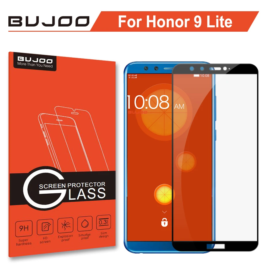 Защитное стекло BUJOO закаленное для Huawei Honor 9 Lite 2.5D 0 3 мм 9H|Защитные стёкла и плёнки