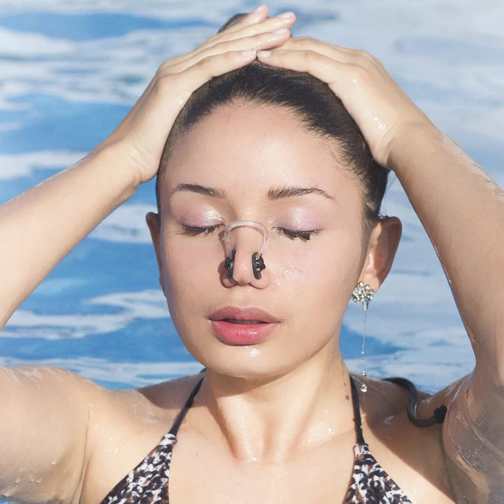 Two in one 5 Colors Soft Silicone Swimming Set Waterproof Nose Clip + Ear Plug Earplug Useful | Спорт и развлечения