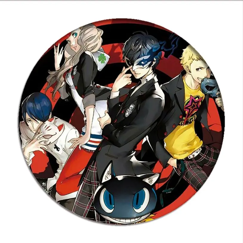 Японская брошь в виде Игры Persona 5 Значки для косплея P5 Джокер коллекция знаков