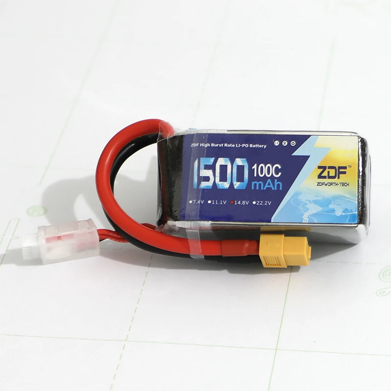 ZDF 14 8 в 1500 мАч 100C Графен LiPo аккумуляторная батарея XT60 разъем|Детали и аксессуары| |