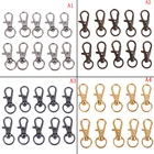 10 шт.лот застежки для сумок поворотный брелок с карабином триггерные зажимы защелка держатель для ключей модные ювелирные аксессуары