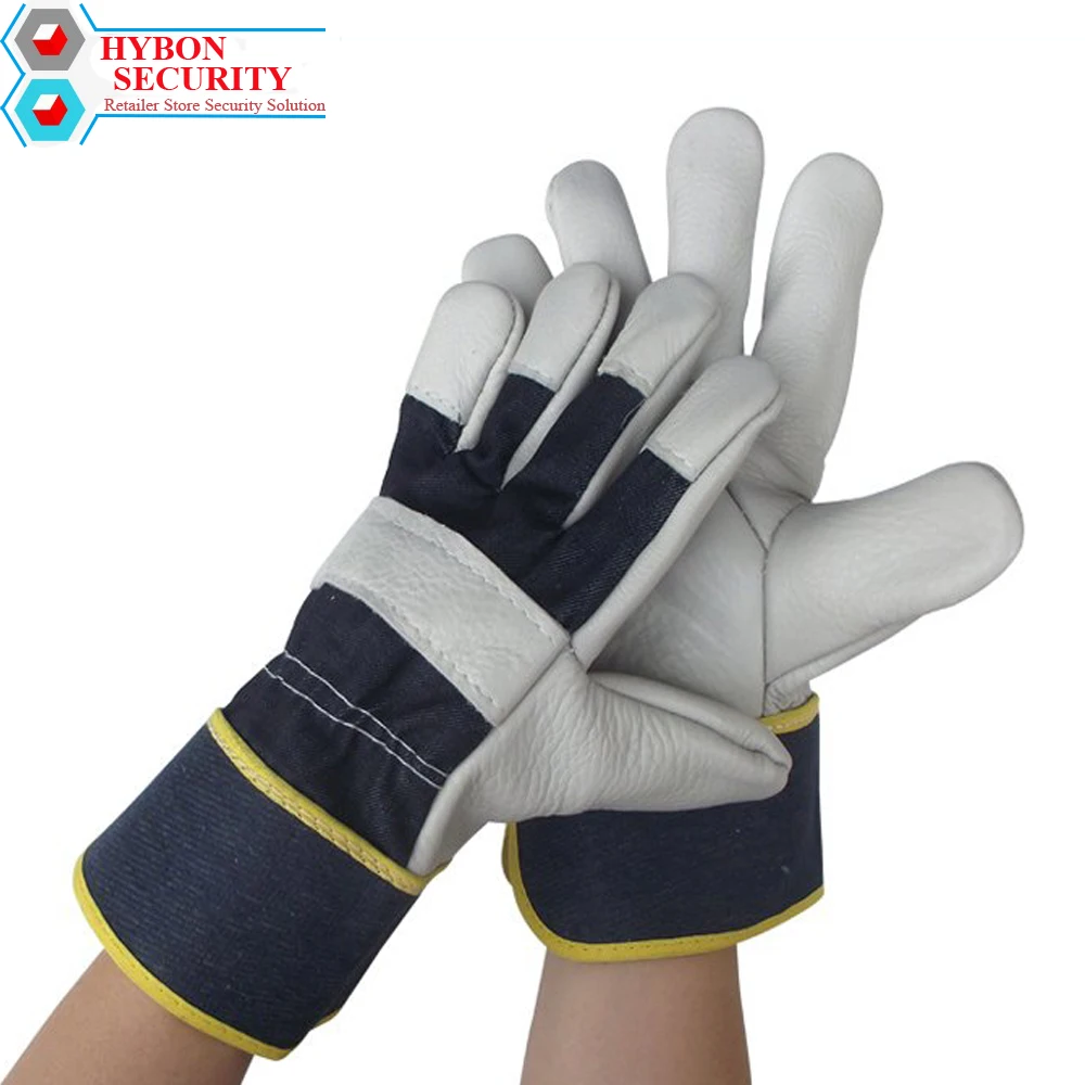 HYBON сварщики рабочие кожаные антистатические перчатки guantes antiestaticos electronica