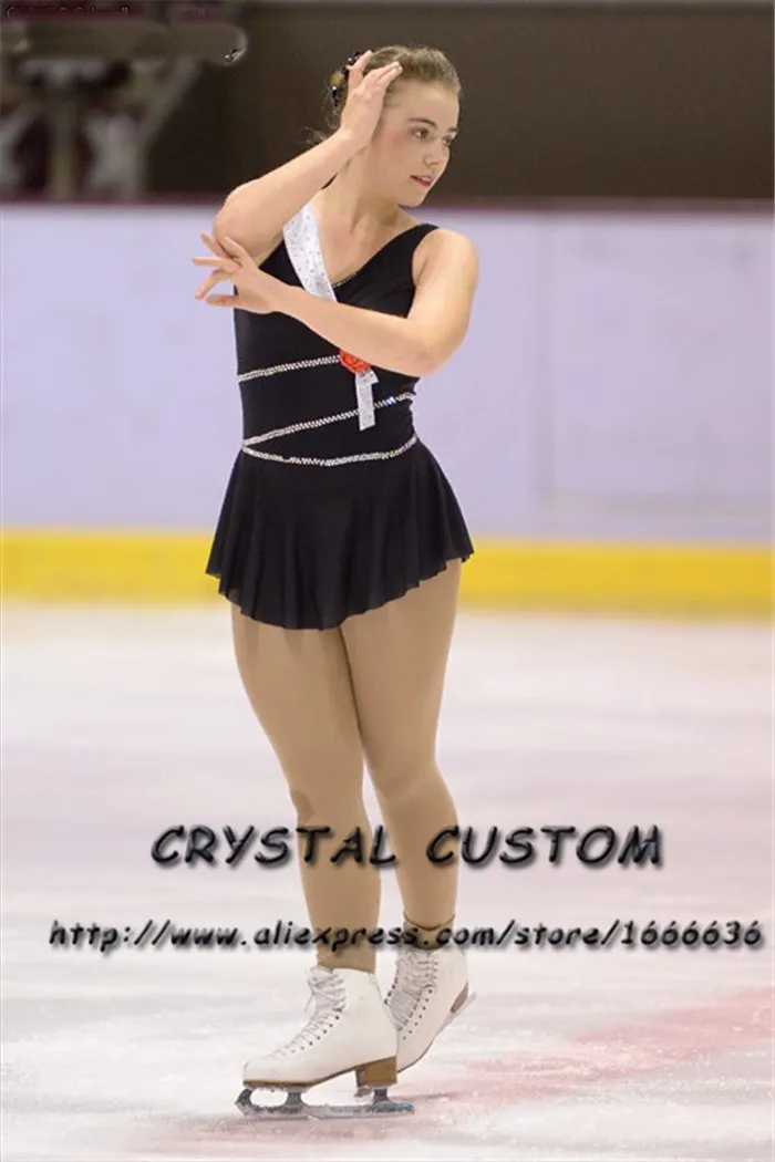 

Crystal Custom Adult Figure Skating Dresses Graceful New Brand Ice Skating Dresses For Competition DR4352