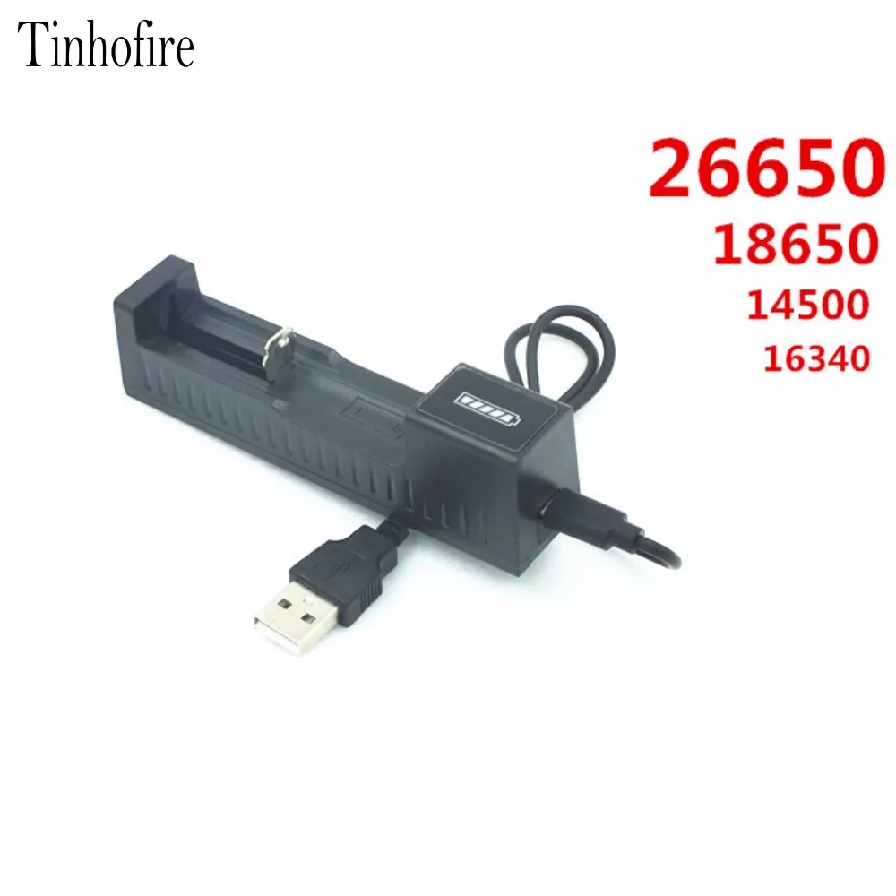 Универсальное зарядное устройство USB все в одном для фонариков налобных фонарей