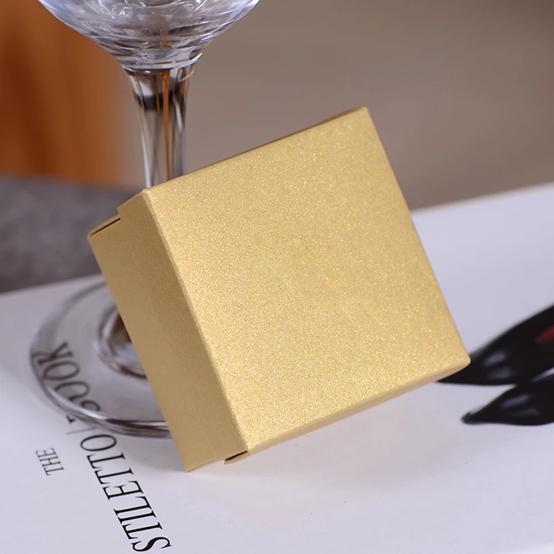 50 шт. жемчужная бумажная Подарочная коробка свадебные конфеты подарки рукоделие