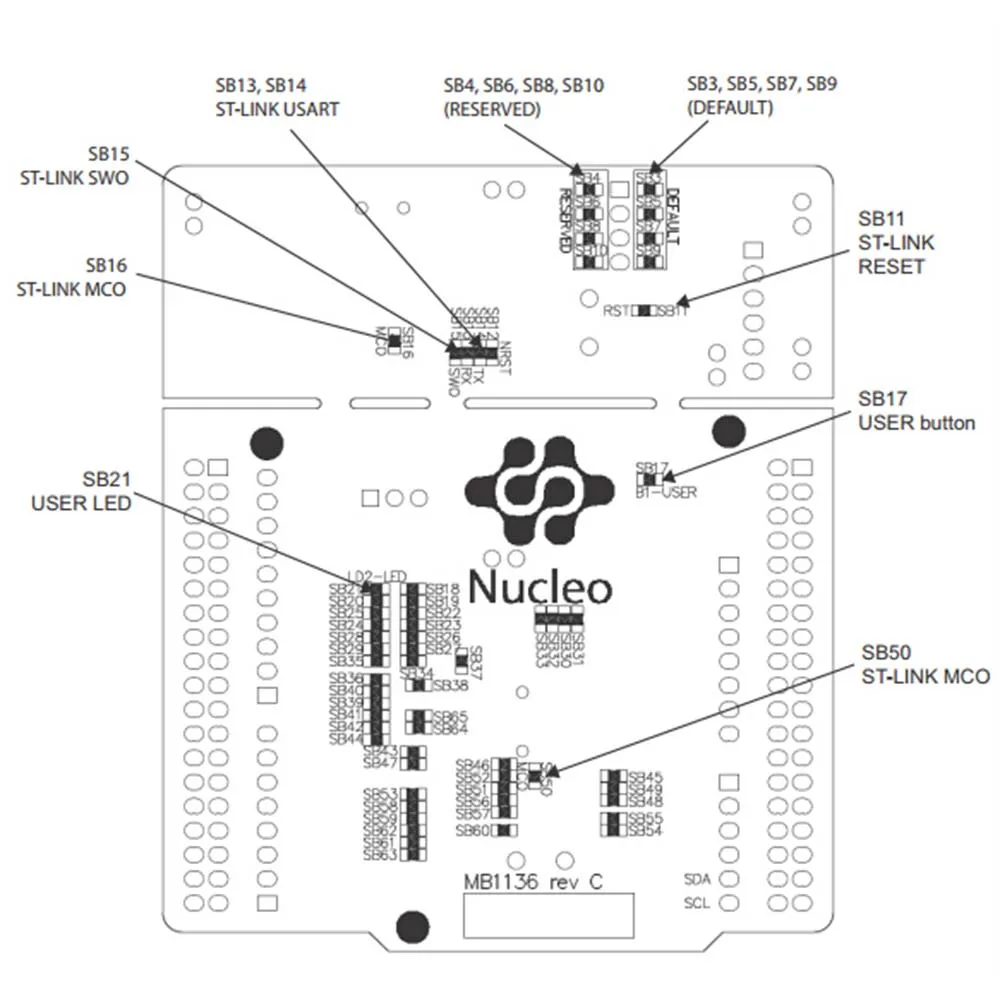 ST Original NUCLEO-F446RE STM32 Nucleo development board с STM32F446RET6 MCU для серии F4 встроенное программное