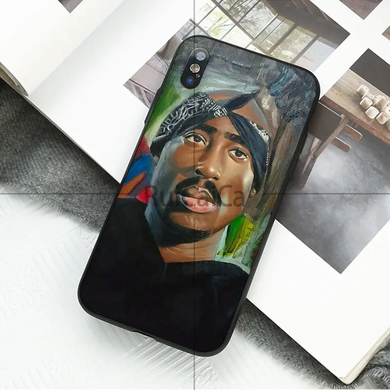 Чехол для телефона Ruicaica 2pac Tupac Amaru Shakur Makaveli Apple iPhone 8 7 6 6S Plus X XS MAX 5 5S SE XR | Мобильные