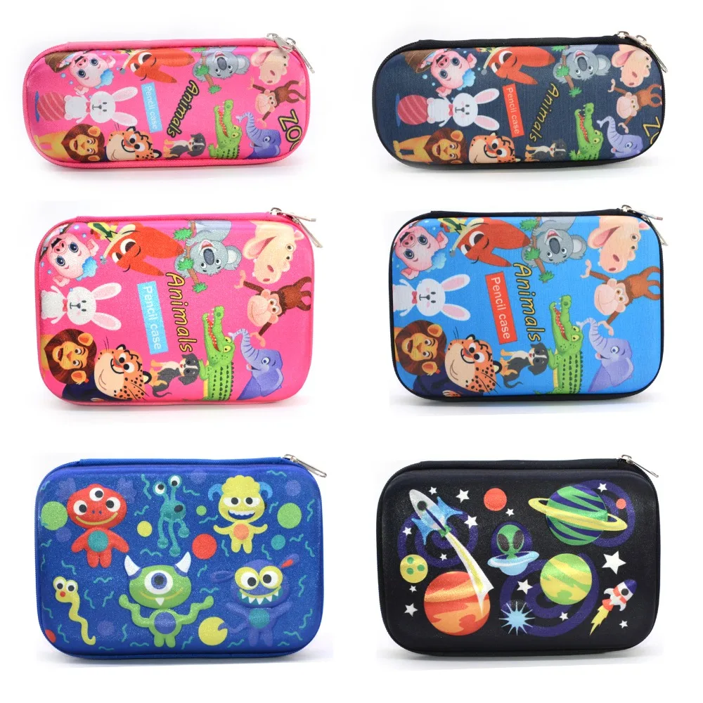 Пенал школьный поставки Estuche Escolar Kalemlik Pencilcase животного пространство Estuches для El Colegio коробка Trousse Scolaire Stylo