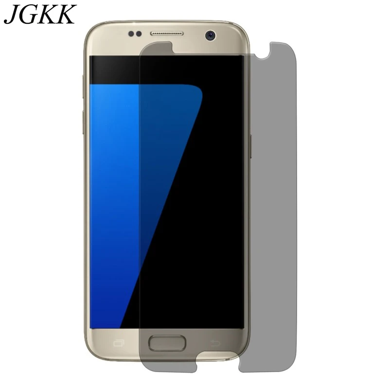 JGKK для Samsung Galaxy S7 S6 S5 S4 S3 конфиденциальность Закаленное Анти шпионское стекло