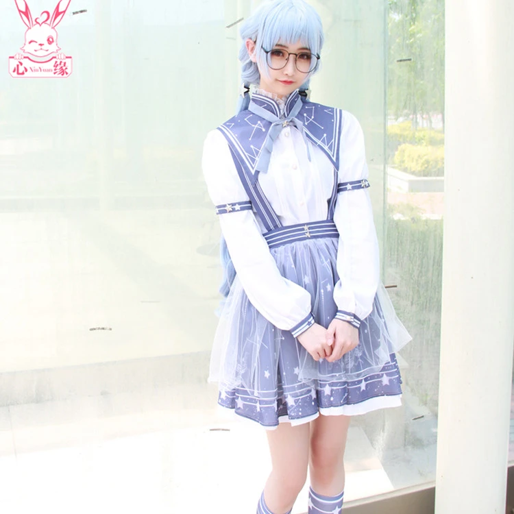 Чудо Никки, аниме, косплей, Nikki cos, вечерние, для Хэллоуина, для мужчин и женщин, японская Лолита, платье, набор, косплей, костюм