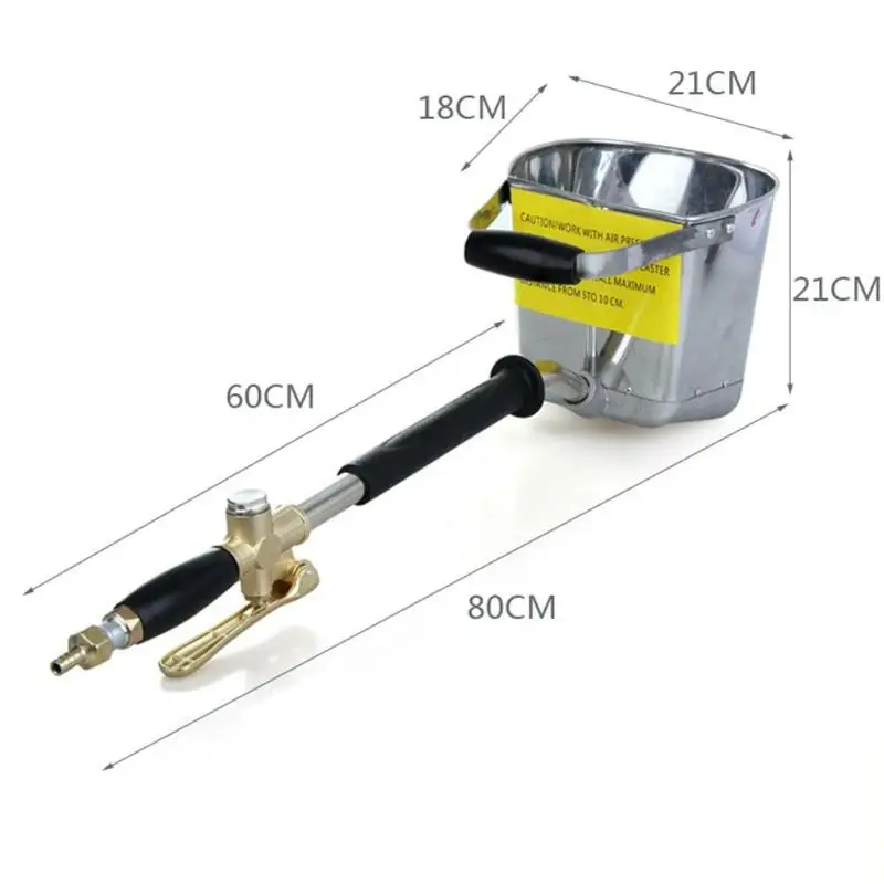Распылитель для покраски стен цементный раствор гипсовый распылитель бункер ведро для визуализации распылитель бункер ведро гипсовый пистолет 64 см