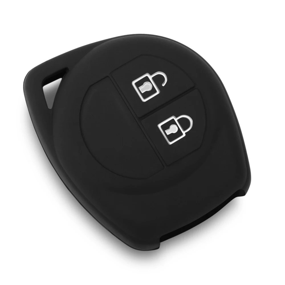 2 кнопки чехол для ключа автомобиля для Suzuki Amagatarai Grand Vitara Swift Ignis SX4 Liana Aerio Vitara Jimny Vitara XL7 1 шт. силикон
