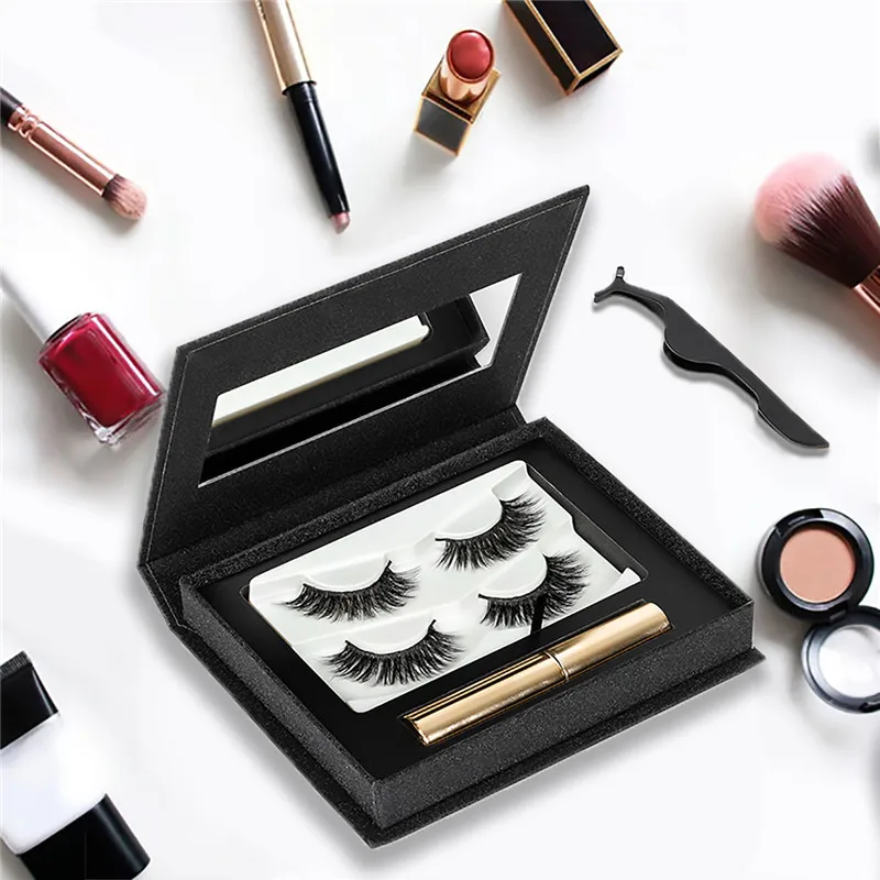 Набор Магнитных ресниц SEXYSHEEP натуральные накладные ресницы магнитные жидкая