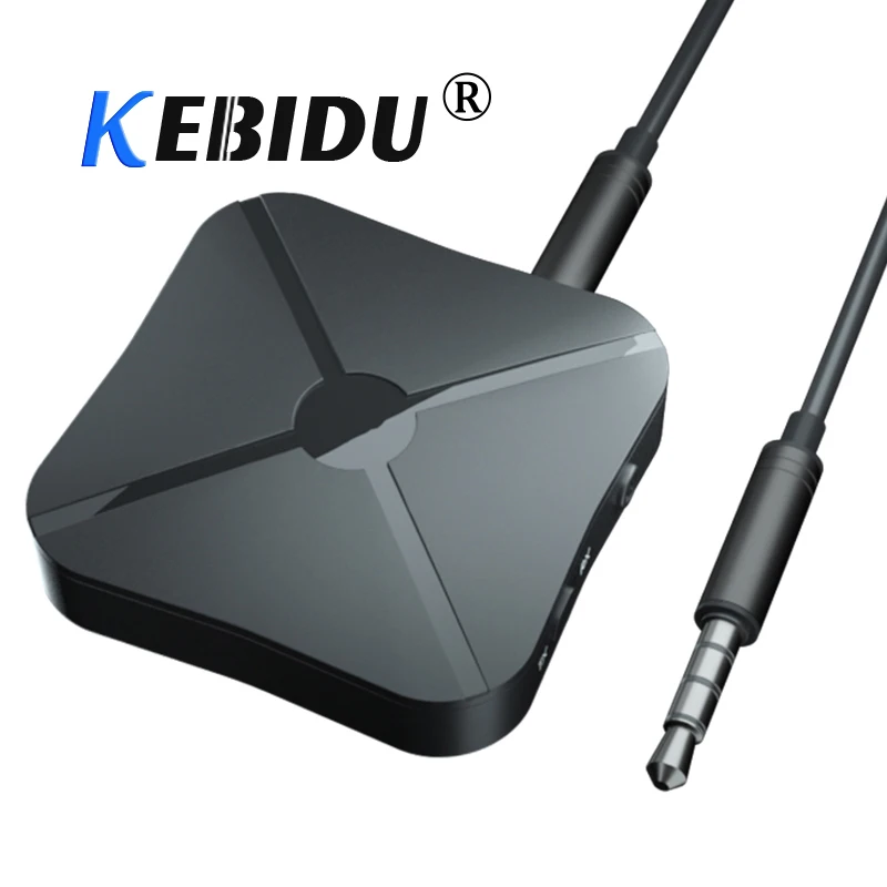 KebiduBluetooth 4 2 передатчик и приемник в 1 беспроводной аудио адаптер Aux 3 5 мм A2DP AVRCP