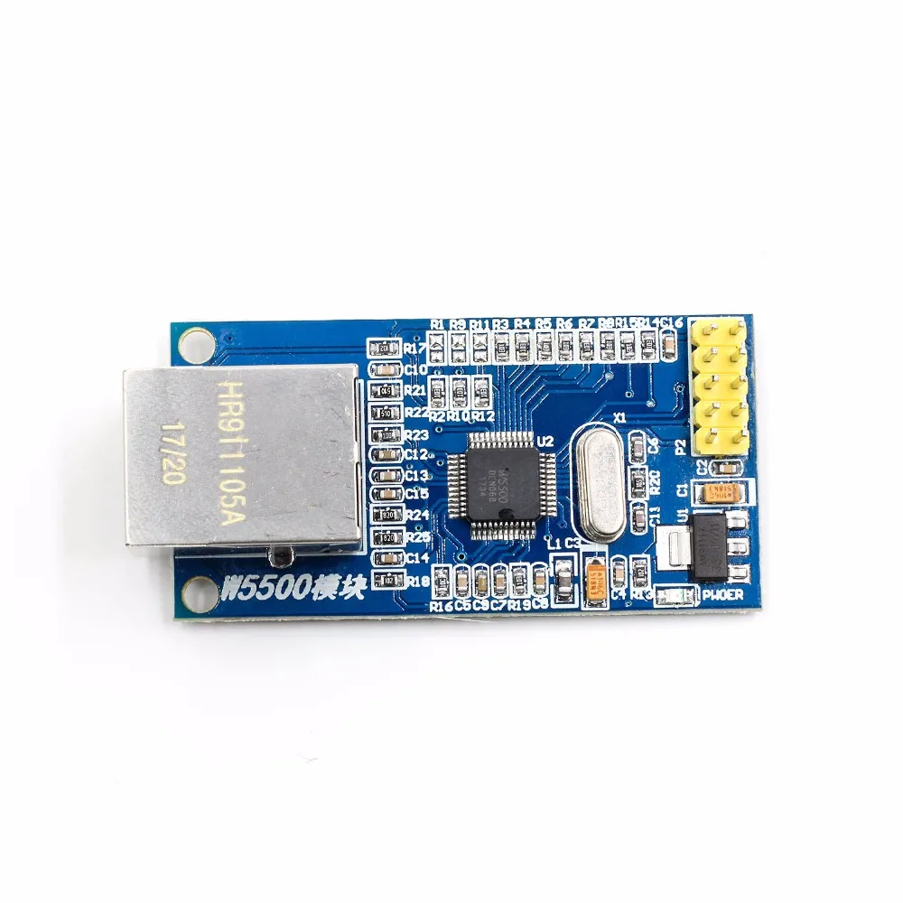 Сетевые модули для Arduino W5500 Ethernet интерфейса TCP/IP 51/STM32 SPI 3 В 5 в I/O MCU|Интегральные