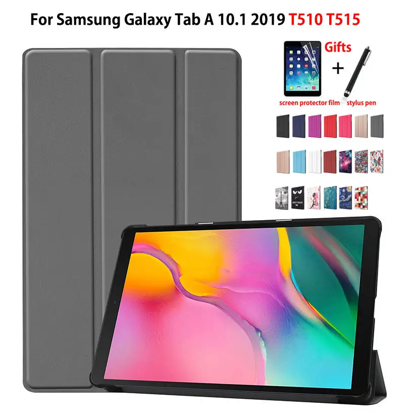 Чехол для Samsung Galaxy Tab A 10 1 2019 T510 T515 SM чехол планшета тонкий защитный подставка +