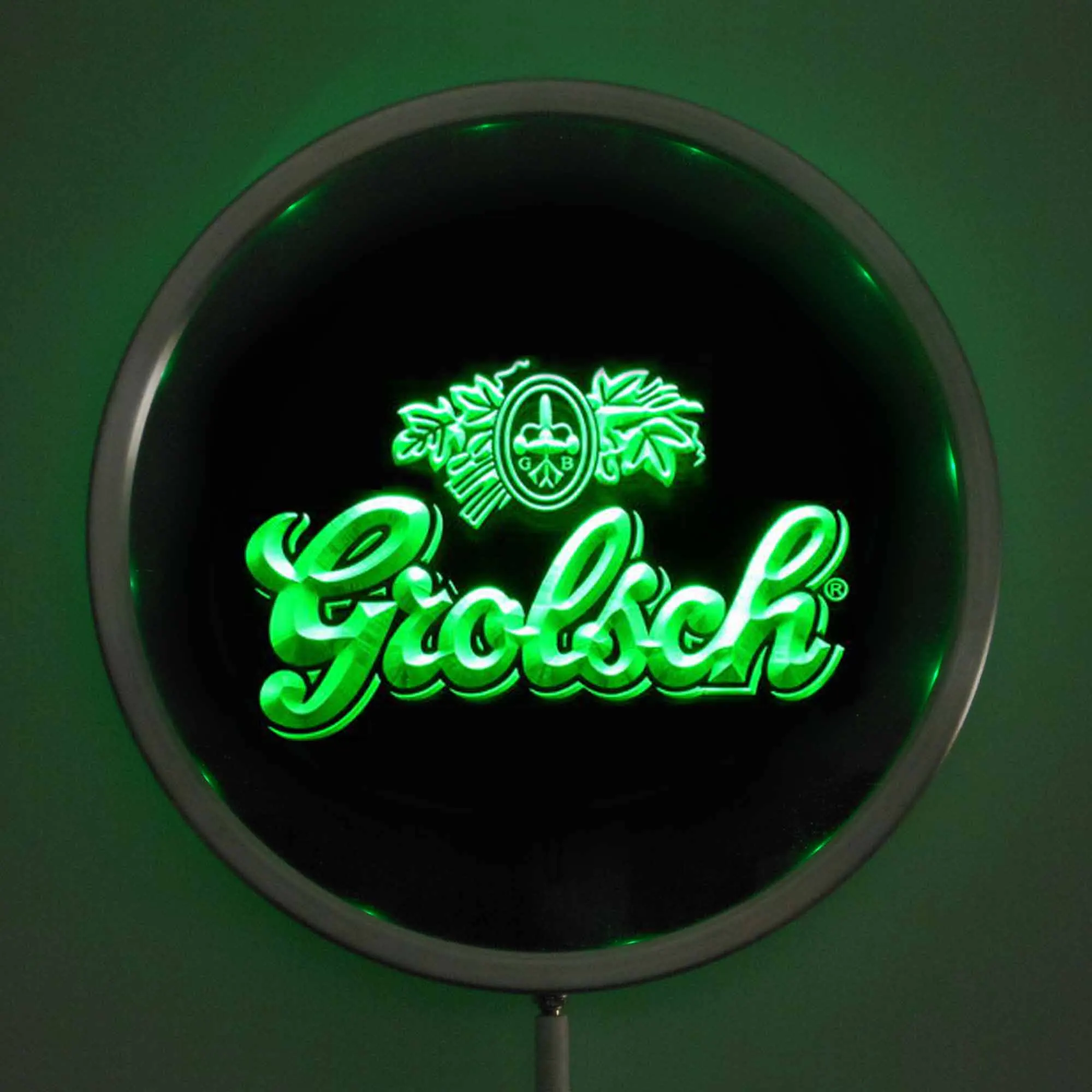 Rs-0007 Grolsch пивные светодиодсветодиодный неосветильник круглые вывески 25 см/10