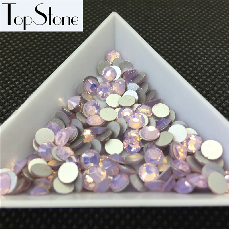 Все Размеры Lt розовый опал цвет стразы для дизайна ногтей SS3 4 5 6 8 10 12 16 20 30 не