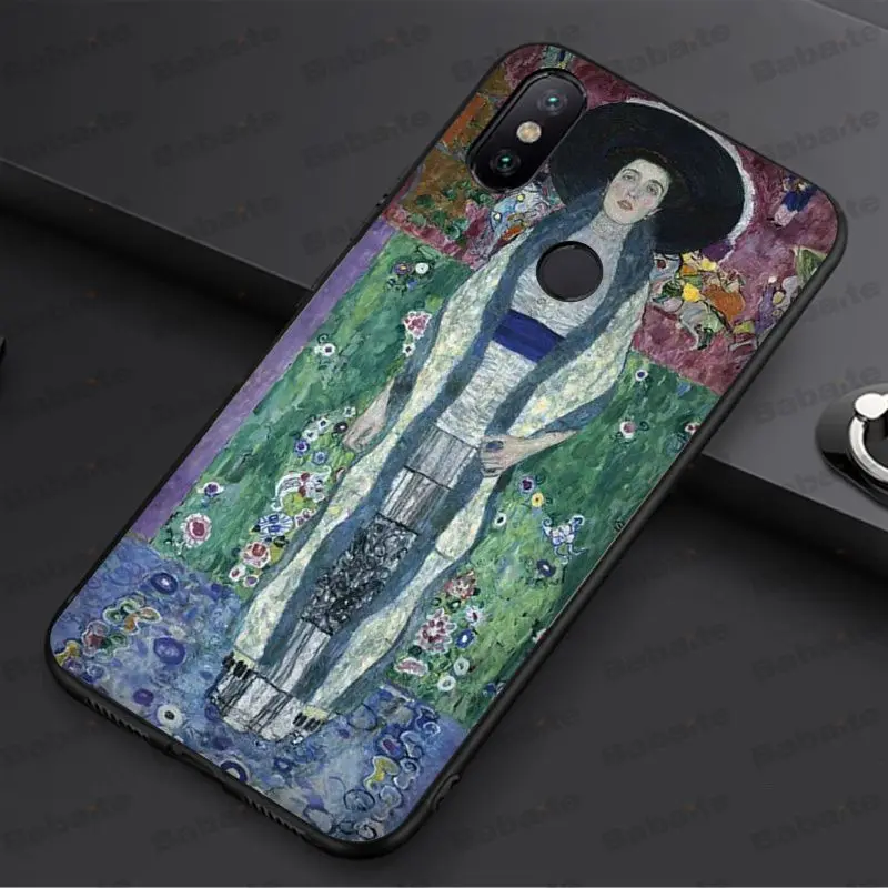 Babaite Kiss by Gustav Klimt дизайн черный ТПУ мягкий чехол для телефона redmi 5 plus 5A 6pro 4X note5A note4x note7 6A чехол - Цвет: A10