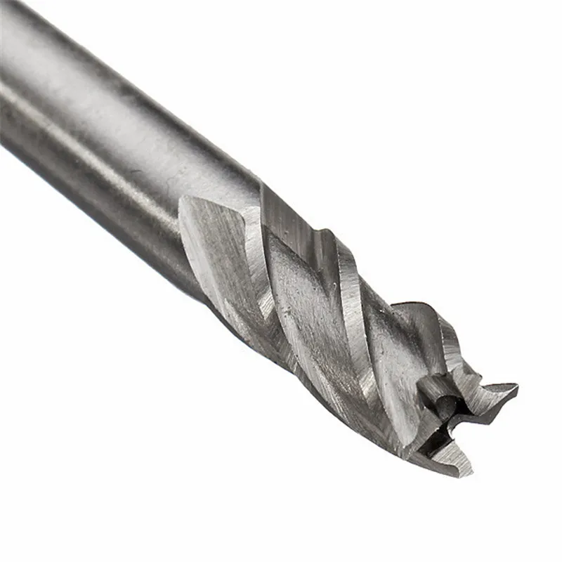 DANIU 6pcs 2-6mm 4 Flute Milling Cutter HSS End Mills Router Bits Engraving CNC Rotary Burrs Set Power Tools | Инструменты