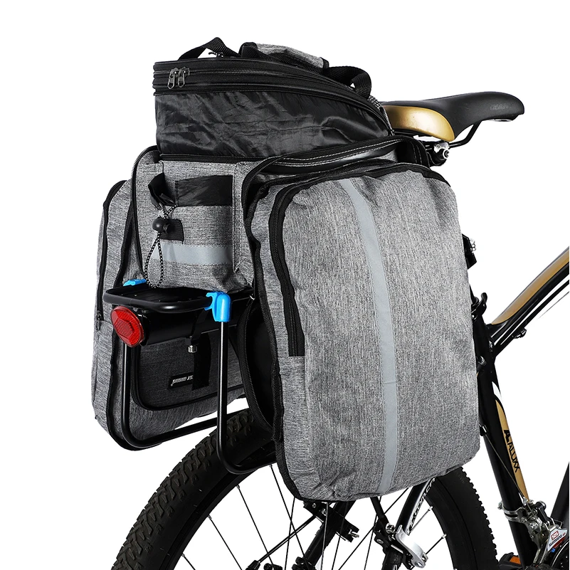 WEST BIKING велосипед 3 в 1 сумка для багажника дорожная сумка для горного велосипеда велосипедная двухсторонняя задняя стойка для багажника на заднее сиденье