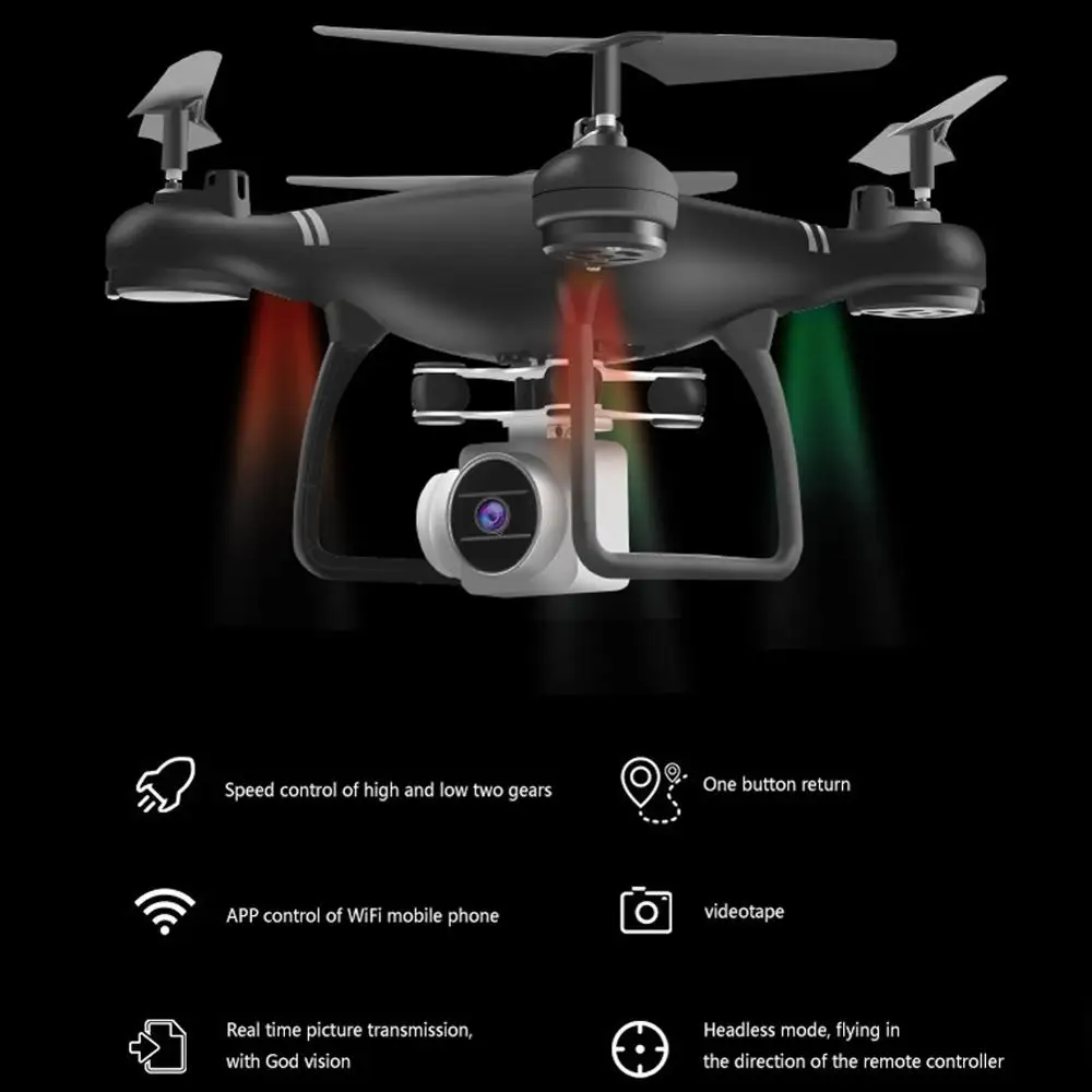 HJ14W 1080P Дрон FPV HD камера wifi передача в реальном времени RC Квадрокоптер 3 режима скорости Onekey возврат RC Дрон мини складной Дрон